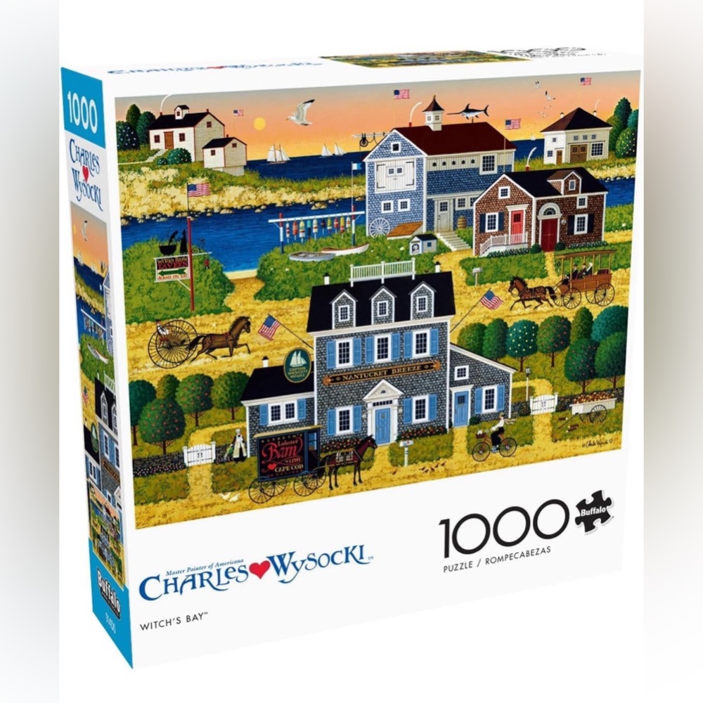 Buffalo Games - Charles Wysocki - Witch's Bay - 1000 Piece Jigsaw Puzzle